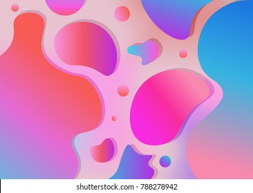 bright vivid pink to blue gradient melt background for presentation,web,banner ,vector illustration,abstract jelly bean concept