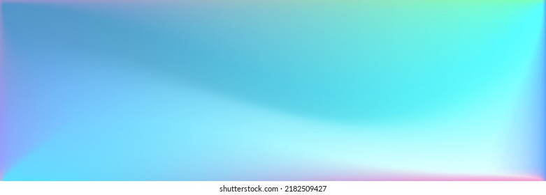 Bright Vivid Smooth Surface Backdrop. Blue Turquoise Color Blurred Texture Illustration. Indigo Blurred Background. Water Vibrant Wavy Gradient Mesh. Rainbow Dark Wavy Gradient Mesh.