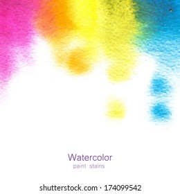 bright watercolor background