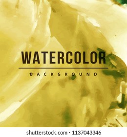 Bright watercolor background. Vector illustration