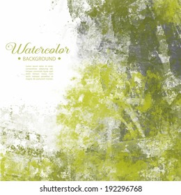 Bright watercolor background. Vector illustration