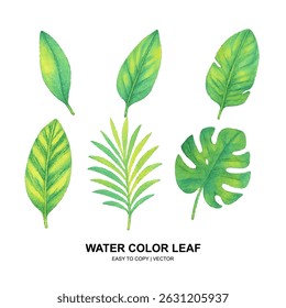 Bright watercolor flowers and leaves in soft pastel tones. Perfect for spring-themed designs, wedding invites, or elegant floral decor and patterns