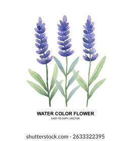 Bright watercolor flowers and leaves in soft pastel tones. Perfect for spring-themed designs, wedding invites, or elegant floral decor and patterns