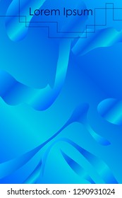 Bright watercolor gradient background. Vector illustration of business.
