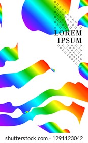 Bright watercolor gradient background. Vector illustration of business.
