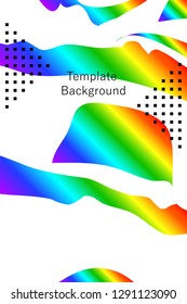 Bright watercolor gradient background. Vector illustration of business.