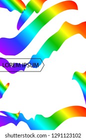 Bright watercolor gradient background. Vector illustration of business.