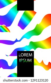 Bright watercolor gradient background. Vector illustration of business.