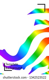 Bright watercolor gradient background. Vector illustration of business.
