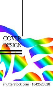 Bright watercolor gradient background. Vector illustration of business.