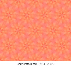 Bright watercolor kaleidoscope. Seamless vector pattern