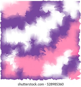 Bright watercolor stains