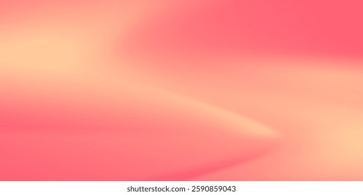 Bright Watercolor Sunrise Pastel Design Picture. Color Flow Curve Vibrant Sunset Swirl Gradient Mesh. Pink Red Liquid Yellow Fluid Background.