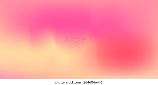 Bright Watercolor Sunrise Pastel Design Picture. Color Flow Curve Vibrant Sunset Swirl Gradient Mesh. Pink Red Liquid Yellow Fluid Background. Warm Orange Neon Peach Trendy Gradient Background.