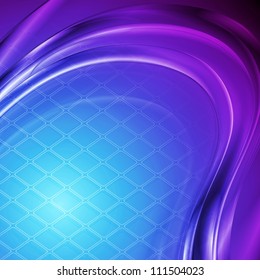 Fundo de onda brilhante com textura quadrada. Vetor Eps 10