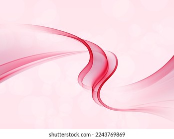 Bright wavy abstract wave on a white background. wave design