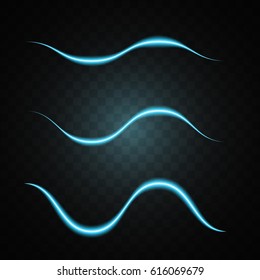 Bright wavy line collection 