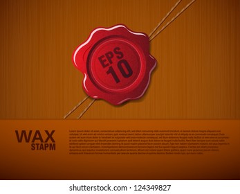 Bright Wax Stamp