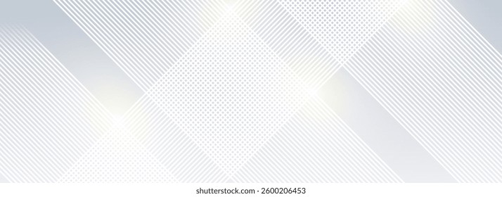 Bright white abstract background with modern, futuristic graphics. Ideal for business designs with luxury elements and minimalistic style.