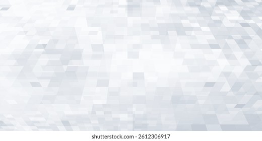 Bright white background. Glossy white checkered geometric texture. Substrate for branding, calendars, postcards, screensavers, posters, covers