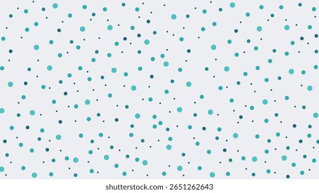 A bright white background vector with scattered teal and blue dots, perfect for fresh, cheerful, or aquatic-themed designs.