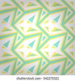 Bright white decorative seamless pattern in lightning style. Contemporary motif. Bright, symmetric design for packing-paper, game, web or other purpose.