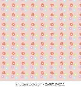Bright White Floral Pattern on a Vibrant Purple Background
