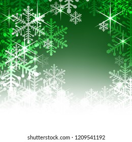 Bright white and grey Christmas background, seamless pattern with snowflakes. Vector illustration