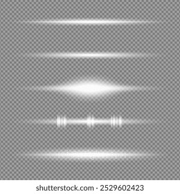 Bright white led line effect background
