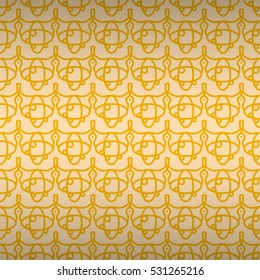 Bright white ornamental seamless pattern background in savage tribe style. Tangled puzzle repeatable backdrop.