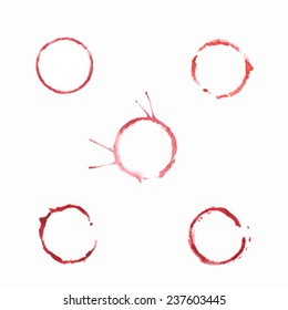 Bright wine stains for your design