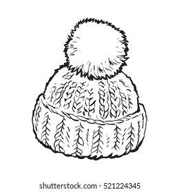 Winter Hat Hand Drawing Hd Stock Images Shutterstock