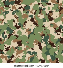 Bright woodland seamless camo pattern vector.
200+ camo textures in my portfolio. 