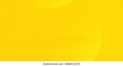 Bright yellow abstract background with soft wavy lines and circular shapes, creating a cheerful and energetic feel. Ideal for posters, banners, web design, and modern branding.