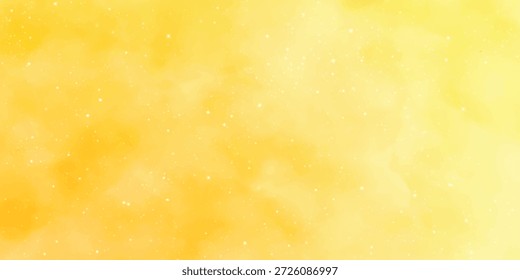 Fondo Abstractas amarillo brillante con partículas brillantes y suave resplandor cálido