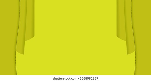 Bright yellow abstract background with vertical gradient shadows, perfect for banner, presentation, poster, and business template. Modern minimalist design in EPS10 vector format.