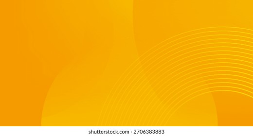 Bright yellow abstract background with waves