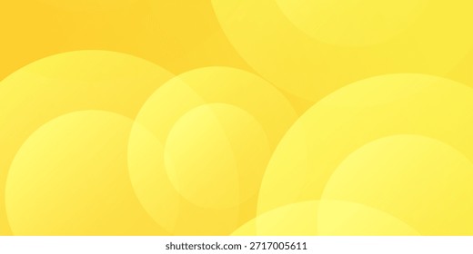 Fondo Abstractas amarillo brillante del círculo con los Gradientes suaves para el diseño alegre caliente.Ilustración vectorial eps10