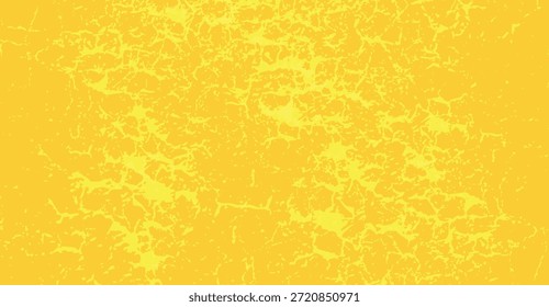 Un fondo amarillo brillante presenta una textura agrietada que crea Formas orgánicas abstractas y patrones irregulares, perfecto para Elementos de Diseño gráfico y fondos vibrantes