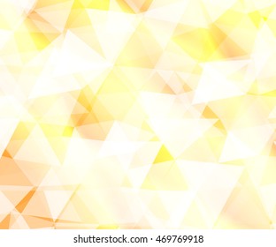 bright yellow background polygonal design elements for your greeting cards, presentations, banners. vector illustration