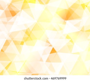 bright yellow background polygonal design elements for your greeting cards, presentations, banners. vector illustration
