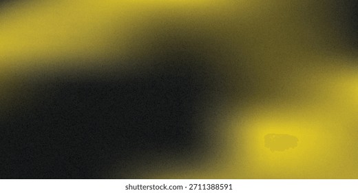 Fundo amarelo brilhante com gradação sem costura em tecido preto
