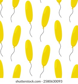 Bright yellow balloons create a fun atmosphere for celebrations and events