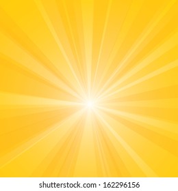 Bright yellow burst vector illustration.