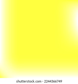 Bright Yellow Color Liquid Gradient Background. Trendy Vibrant Smooth Vector Gradient Mesh. Vivid Lemon Light Watercolor Neon Blurred Texture. Fashion White Spotlight Multicolor Blurry Background.