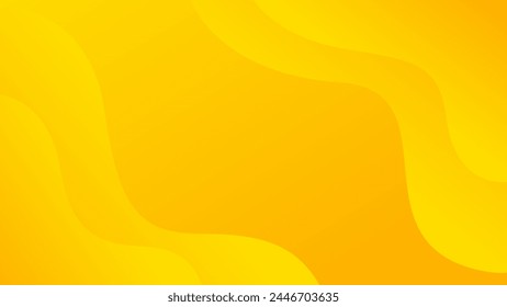 Fondo abstracto dinámico amarillo brillante. Moderno color naranja limón. Anuncio fresco de la Plantilla para el Web, las páginas, las ventas, los acontecimientos, las vacaciones, las fiestas, y la caída. ondeando Formas con la sombra suave