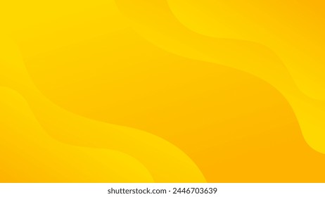 Fondo abstracto dinámico amarillo brillante. Moderno color naranja limón. Anuncio fresco de la Plantilla para el Web, las páginas, las ventas, los acontecimientos, las vacaciones, las fiestas, y la caída. ondeando Formas con la sombra suave