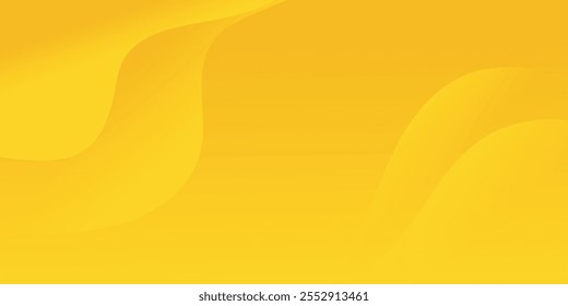 Fondo abstracto dinámico amarillo brillante. Moderno color naranja limón. Anuncio de Plantilla fresca para el Web, páginas, ventas, eventos, días festivos, fiestas y caída. agitando Formas con sombra suave