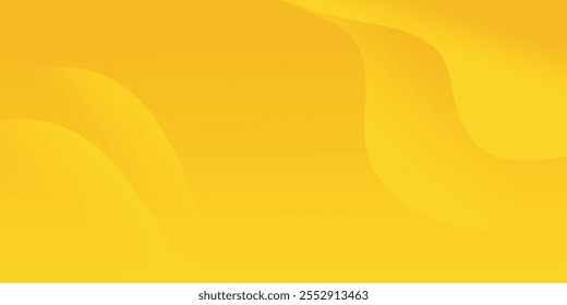 Fondo abstracto dinámico amarillo brillante. Moderno color naranja limón. Anuncio de Plantilla fresca para el Web, páginas, ventas, eventos, días festivos, fiestas y caída. agitando Formas con sombra suave