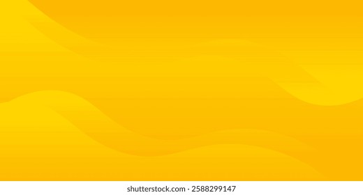 Bright yellow dynamic abstract background. Modern lemon orange color. Fresh template banner for web, pages, sales, events, holidays, parties, and falling.